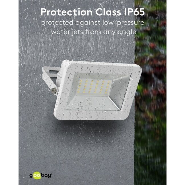Goobay LED-schijnwerper voor buiten | 50W | IP65 | wit