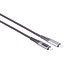 USB-C kabel | USB2.0 | PD 240W met laadindicator | aluminium/nylon | 2 meter