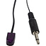 BOSSCOM IR-receiver - 3,5mm Jack kabel voor B&O | zwart | 0,50 meter