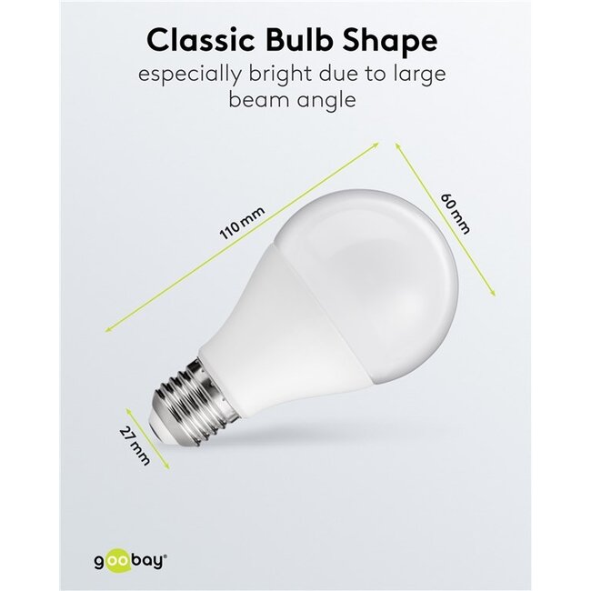 Goobay LED-lamp | warm wit | E27 | A60 | 11W