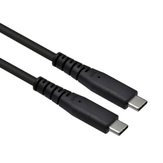 Roline ROLINE USB4 Gen3x2 Kabel, C–C, ST/ST, 8K UHD-2, 80Gbit/s, 240W, schwarz, 0,5 m