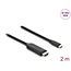 Delock USB Type-C™ to HDMI Cable (DP Alt Mode) 8K 60 Hz with HDR function 2 m black