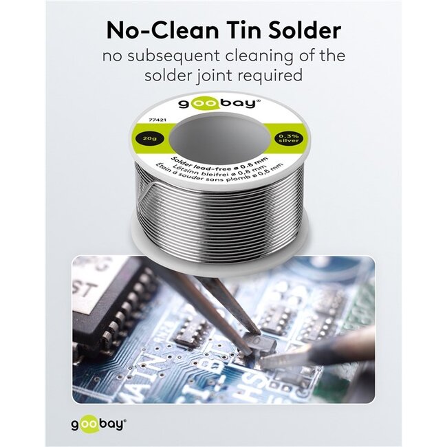 Goobay Solder Lead-Free, ø 0.8 mm, 20 g