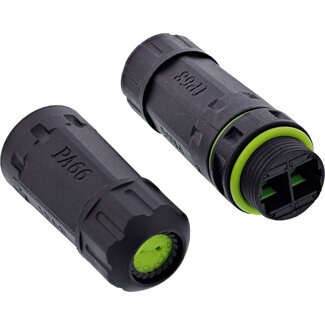 InLine® InLine® Glasvezel koppelaar SC, IP68, 2x2 SC-contactdoos, buiten, M20