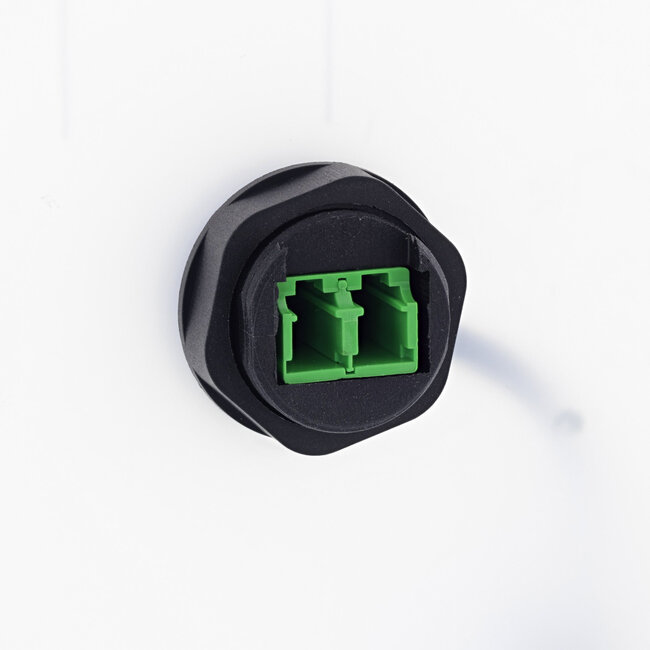 InLine® Glasvezel koppelaar LC, kort, IP68, 2x2 LC-connector, M20