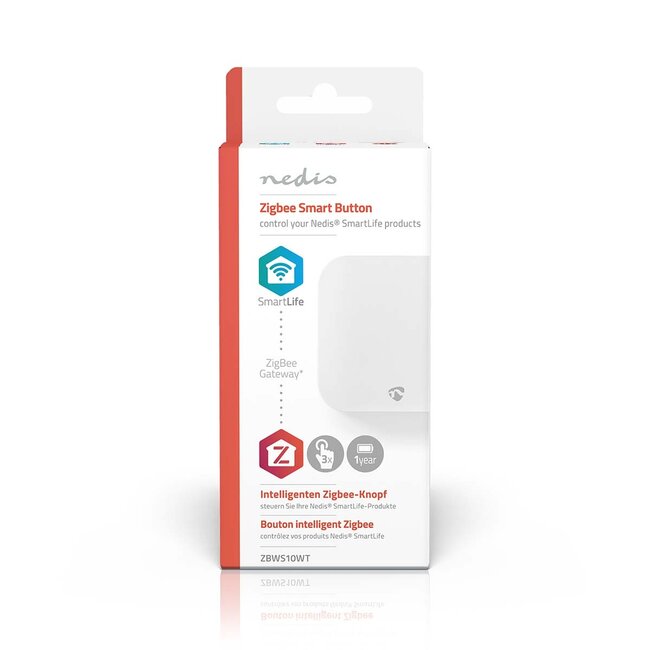 Nedis SmartLife muurschakelaar | 1 knop | Zigbee