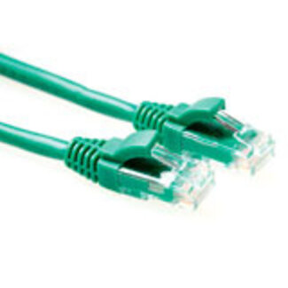 ACT ACT Groene 2 meter U/UTP CAT5E patchkabel component level met RJ45 connectoren