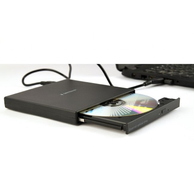Gembird externe CD/DVD speler/brander | USB-A | zwart