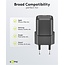 Goobay nano USB lader | USB-C PD | GaN | 20W | zwart