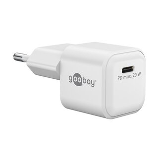 Goobay Goobay nano USB lader | USB-C PD | GaN | 20W | wit