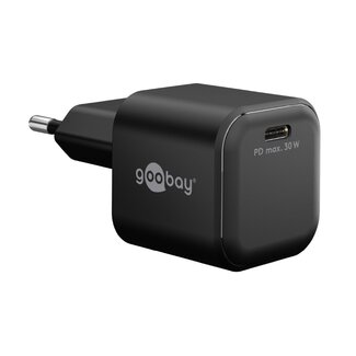 Goobay Goobay nano USB lader | USB-C PD | GaN | 30W | zwart
