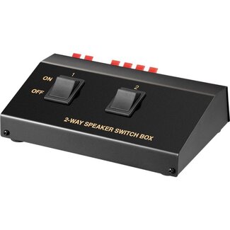 Goobay Goobay luidsprekerschakelaar | 2 poorten | klembevestiging