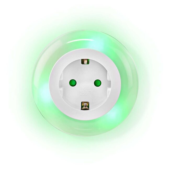 Nedis LED-nachtlamp | plug-in | 3 kleuren | IP20