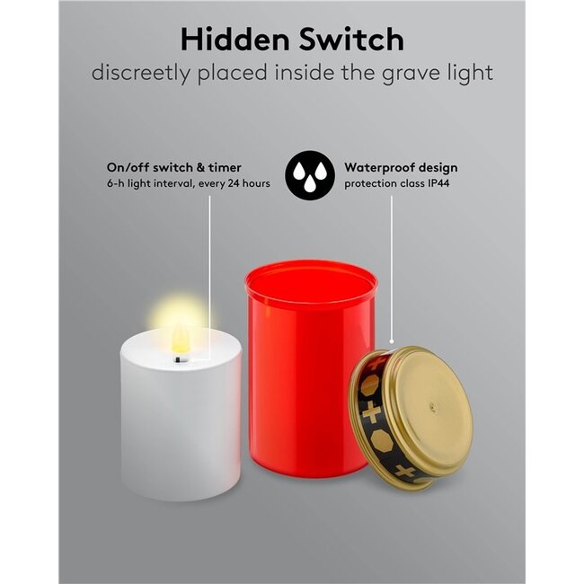 Goobay LED-graflicht | timerfunctie | rood | IP44