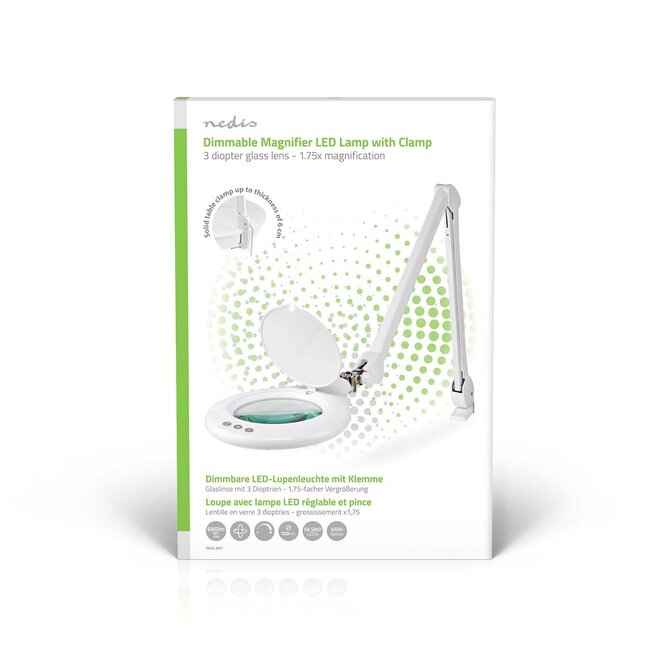 Nedis premium LED loeplamp | 10W | bureauklem