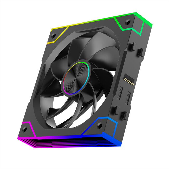 Xilence XPF120.ARGB 120mm PWM Ventilator voor pc-behuizing, ARGB LED