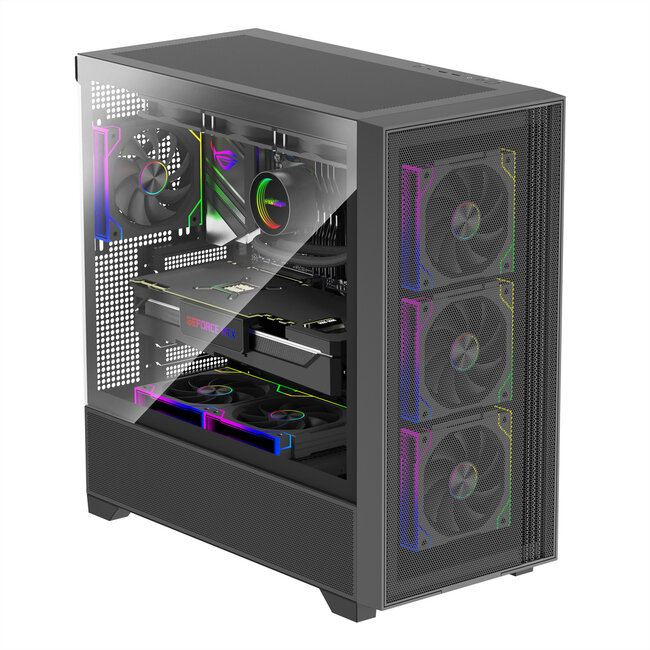 Xilence XPF120.ARGB 120mm PWM Ventilator voor pc-behuizing, ARGB LED