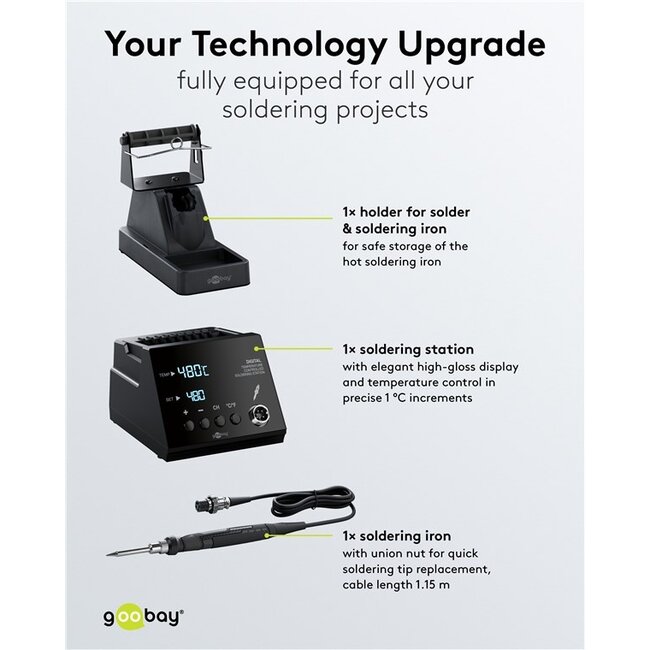 Goobay Digital Soldering Station 70 W