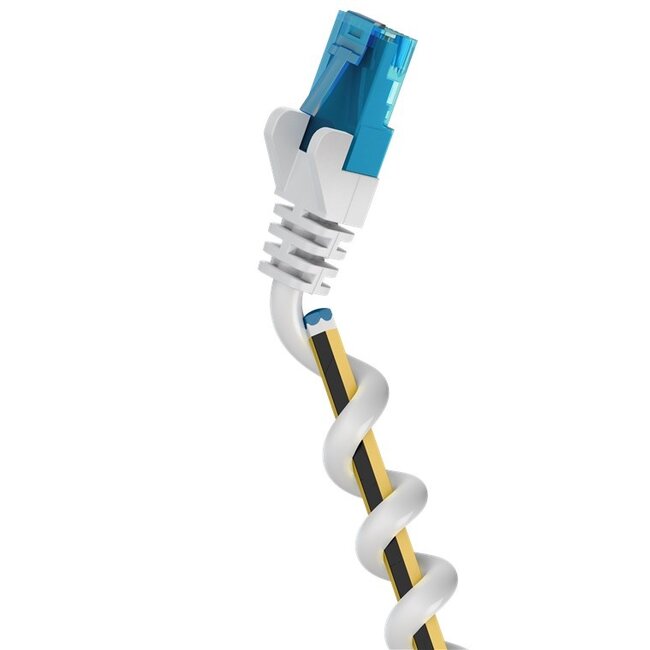 Goobay Ultra-Flexible CAT 6A Patch Cable U/UTP, white 20 m