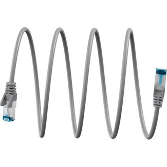 Goobay Goobay Ultra-Flexible CAT 6A Patch Cable S/FTP (PiMF), grey 0.25 m