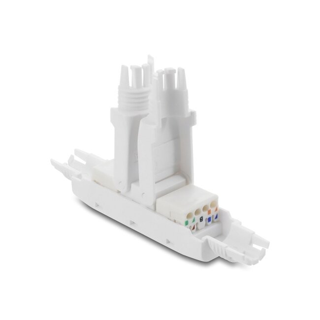 Delock Network Cable Connector LSA to LSA Cat.6A unshielded tool-free