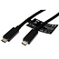 ROLINE USB 3.2 Gen 2 kabel, met PD, C-C, M/M, 4K UHD-1, 10Gbit/s, Emark, 100W, zwart, 1 m