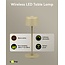 Goobay Wireless LED Table Lamp, Size S, 25 cm, beige