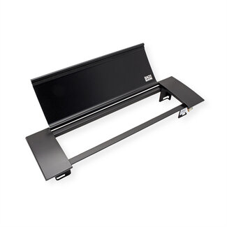 Bachmann BACHMANN POWER FRAME COVER zwart ALU 4-voudig RAL9005