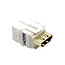 BACHMANN HDMI 2.0 Keystone module bus/contactdoos wit