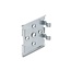 Delock DIN rail clip with 5 mounting holes – horizontally or vertically mounted