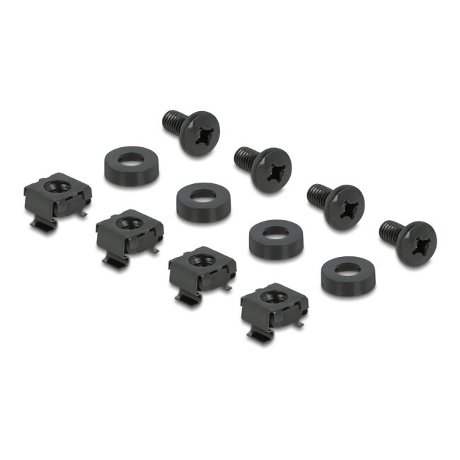 Delock 19″ Cable Management Routing Panel with brush 1U black