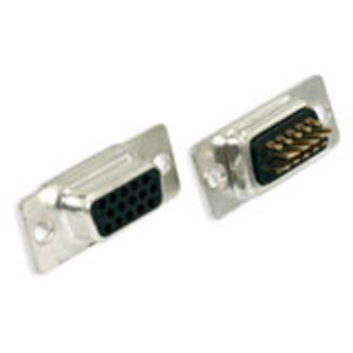 Intronics OEM 15 polige High Density D-sub connector female geschikt voor VGA aansluiting