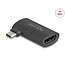 Delock USB Type-C™ male to HDMI female (DP Alt Mode) Adapter 4K angled