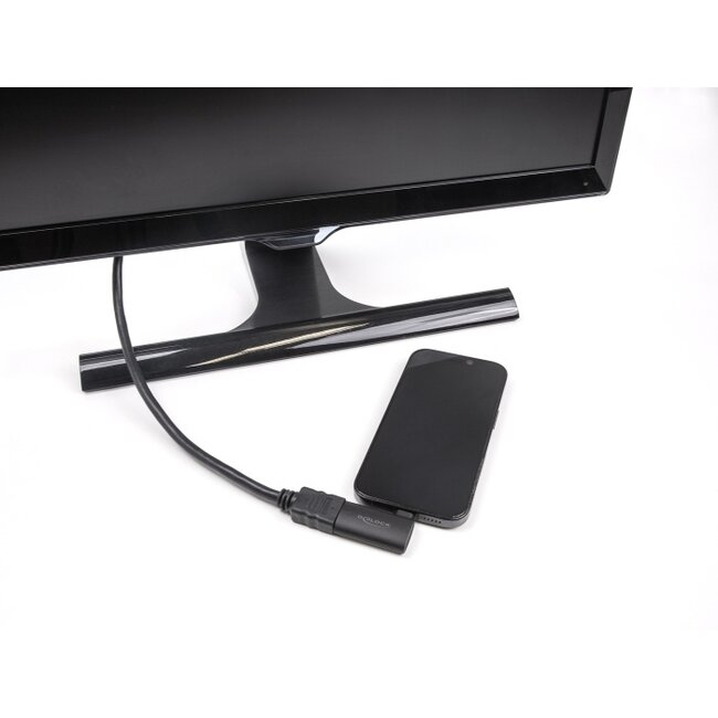 Delock USB Type-C™ male to HDMI female (DP Alt Mode) Adapter 4K angled