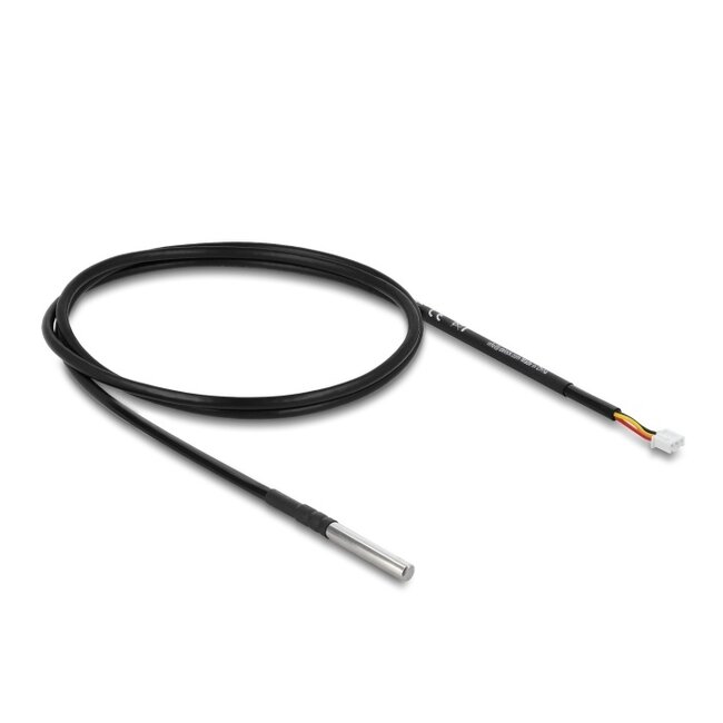 Delock Temperature Sensor Cable with 3 pin pin header female DS18B20 1 m
