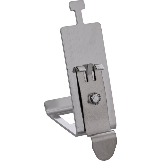 InLine® Keystone SNAP-In metalen modulehouder, 1-voudig voor DIN-rail, met lipje