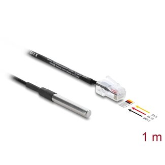 DeLOCK Delock Temperature Sensor Cable with RJ45 plug DS18B20 1 m