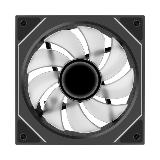 XILENCE XF076 Gehäuselüfter, mit Infinity-Mirror-Design