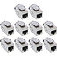 InLine® Keystone RJ45 female, SNAP-In, Cat.6A, geïntegreerde kabelbinder, 10St.
