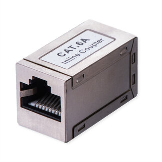 Value VALUE RJ-45 Kupplung geschirmt, Cat.6A (Class EA), silberfarben