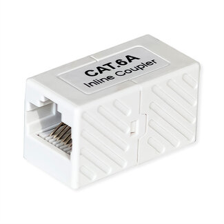 Value VALUE RJ-45 Kupplung ungeschirmt, Cat.6A (Class EA), weiß
