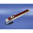 SCHROFF contactdoosstrip UTE, met Wieland®-ingang, 6 contactdozen, 19", rood, met overstroombeveiliging