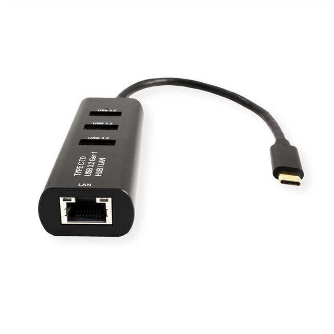 STANDAARD USB Type C naar Gigabit Ethernet-converter + hub 3x