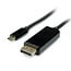 STANDARD USB Typ C - DisplayPort Adapterkabel, v1.2, ST/ST, 1 m