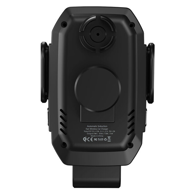 My Wall smartphone autohouder | raam- en luchtroosterbevestiging | draadloze lader