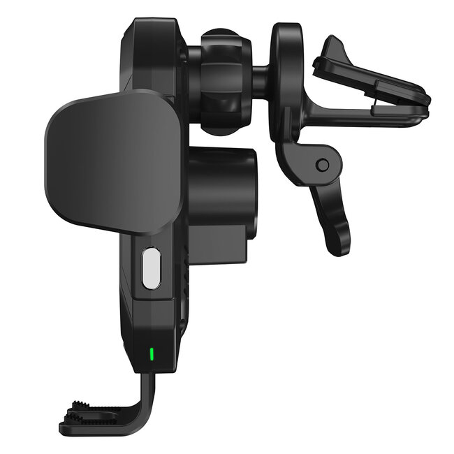 My Wall smartphone autohouder | raam- en luchtroosterbevestiging | draadloze lader