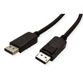 SECOMP STANDAARD DisplayPort kabel, DP M/M, zwart, 5 m