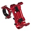 My Wall smartphone fietshouder | tot 6,5 inch | metaal | rood