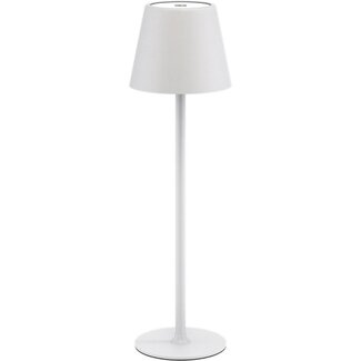 Goobay Goobay LED-tafellamp | 37 cm hoog | warm wit | dimbaar | oplaadbaar (USB-C) | wit | IP44