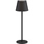 Goobay LED-tafellamp | 37 cm hoog | warm wit | dimbaar | oplaadbaar (USB-C) | zwart | IP44
